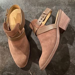 Splendid Suede Open Heel Shoes